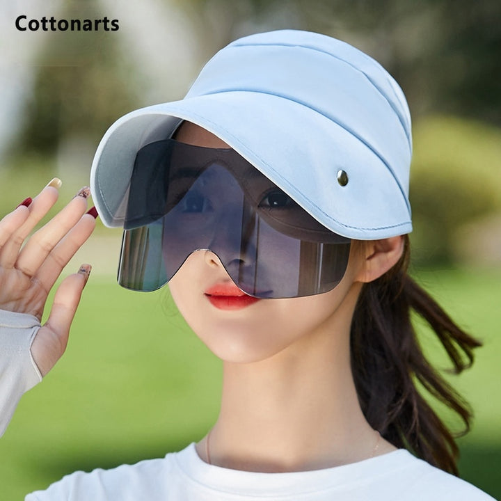 Women's Retractable UV Protection Sun Visor Summer Hat