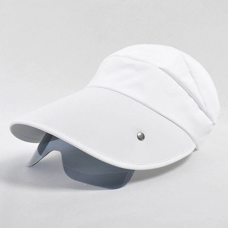 Women's Retractable UV Protection Sun Visor Summer Hat