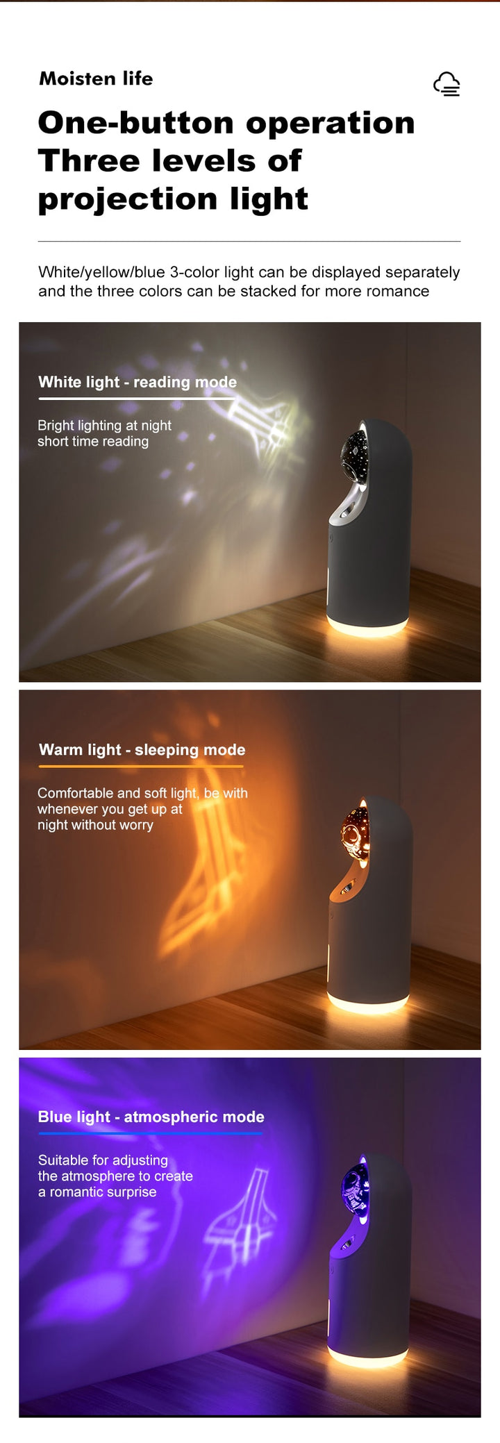 Space Mist - Galactic Projector Humidifier